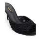 Dolce & Gabbana Black Cotton Mules