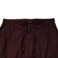 Dolce & Gabbana Maroon Cotton Cargo Jogger Sweatpants Pants
