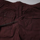 Dolce & Gabbana Maroon Cotton Cargo Jogger Sweatpants Pants