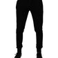 Dolce & Gabbana Black Cotton Jogger Sweatpants Pants