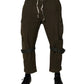 Dolce & Gabbana Brown Cotton Stretch Cargo Pants