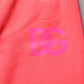 Dolce & Gabbana Neon Red Cotton Jogger Men Sweatpants Pants