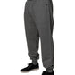Dolce & Gabbana Gray Logo Cotton Jogger Men Sweatpants Pants