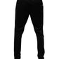 Dolce & Gabbana Black Polyester Men Jogger Sweatpants Pants