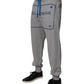 Dolce & Gabbana Gray Logo Cotton Men Jogger Sweatpants Pants