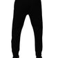 Dolce & Gabbana Black Cotton Blend Men Jogger Sweatpants Pants