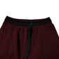 Dolce & Gabbana Bordeaux Cotton Jogger Men Sweatpants Pants