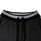 Dolce & Gabbana Black Gray Cotton Layered Men Sweatpants Pants