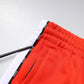 MSGM Red White Mid Waist Men Jogger Sweatpants Pants