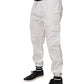 Dolce & Gabbana White Cotton Jogger Cargo Skinny Pants