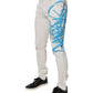 Dolce & Gabbana White Tattered Graffiti Skinny Denim Jeans