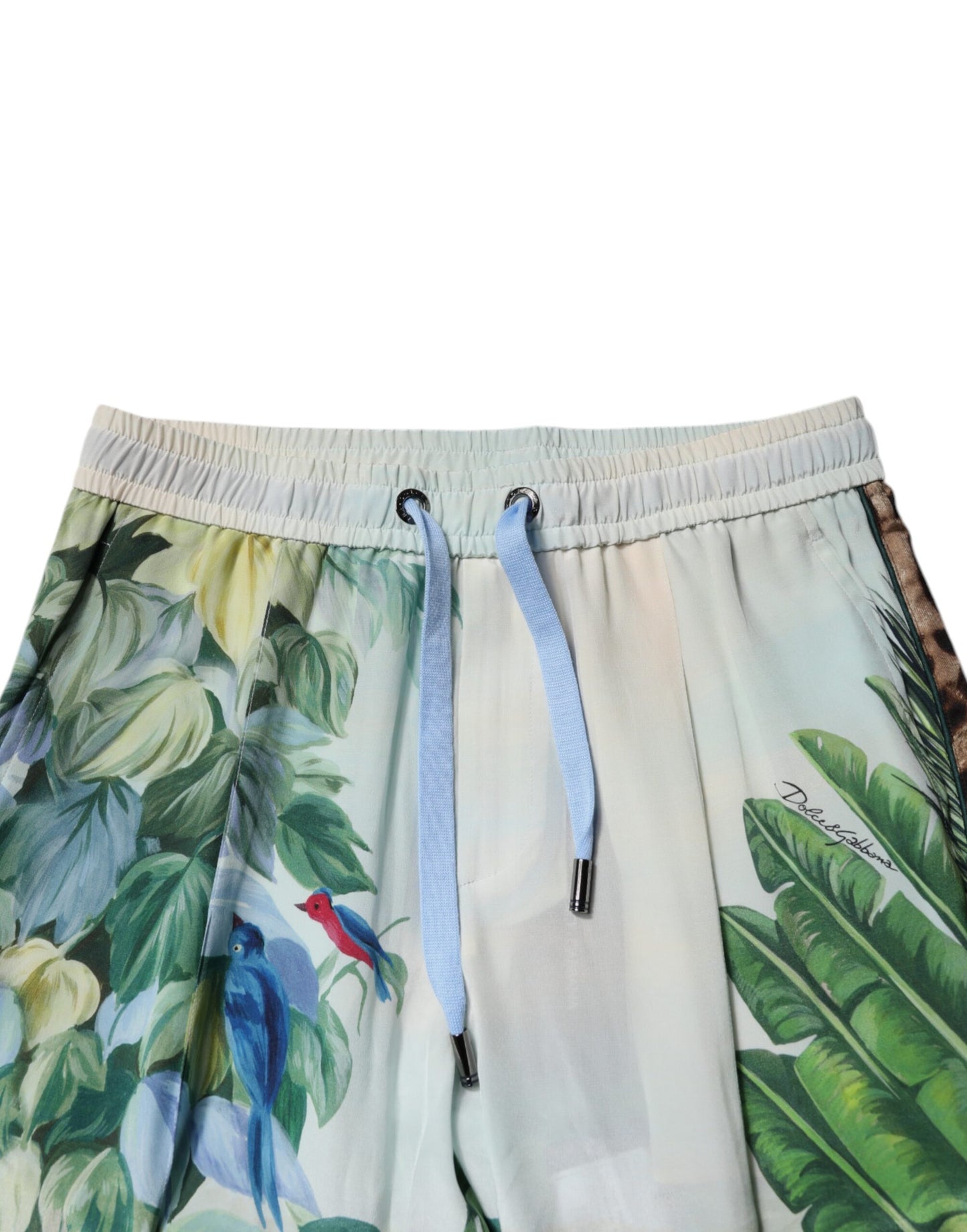 Dolce & Gabbana Multicolor Tropical Jogger Sweatpants Pants