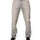 Dolce & Gabbana Light Gray Cotton Skinny Denim Jeans