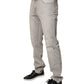 Dolce & Gabbana Light Gray Cotton Skinny Denim Jeans