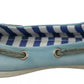 Pantofola D'Oro Sky Blue Suede Lace Bow Loafers Ballet Flat Shoes