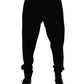 Dolce & Gabbana Black Cotton Blend Jogger Sweatpants Pants