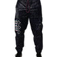 Dolce & Gabbana Dark Blue DG Game Print Cotton Jogger Pants