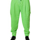 Dolce & Gabbana Neon Green Cargo Jogger Men Sweatpants Pants