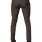 Dolce & Gabbana Brown Cotton Stretch Chino Pants