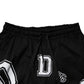 Dolce & Gabbana Black Logo Cotton Bermuda Sweatshorts Shorts