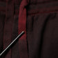 Dolce & Gabbana Bordeaux Cotton Bermuda Sweatshorts Shorts