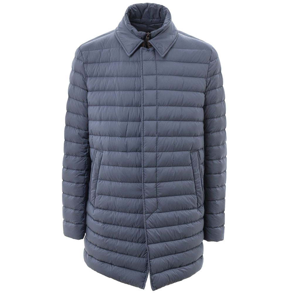 Herno Blue Polyester Coat