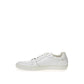 Roberto Cavalli White Leather Low Top Sneakers