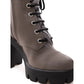Giuseppe Zanotti Beige Eco Leather Lace-Up Boots