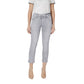 Street One Gray Cotton Skinny Jeans