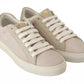 HIDE & JACK Off White Low Top Lace Up Sneakers Shoes