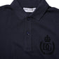 Dolce & Gabbana Dark Blue Cotton Crown Collared Polo T-shirt