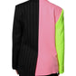Dolce & Gabbana Multicolor Patchwork Embellished Coat Jacket