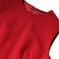 Dolce & Gabbana Red Wool Sleeveless Knee Length A-line Dress