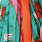 Dolce & Gabbana Multicolor Printed Silk Sleeveless Midi Dress