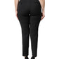 Dolce & Gabbana Black Polyester High Waist Slim Pants