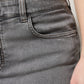Dolce & Gabbana Gray Cotton Stretch Mid Waist Denim Mini Skirt