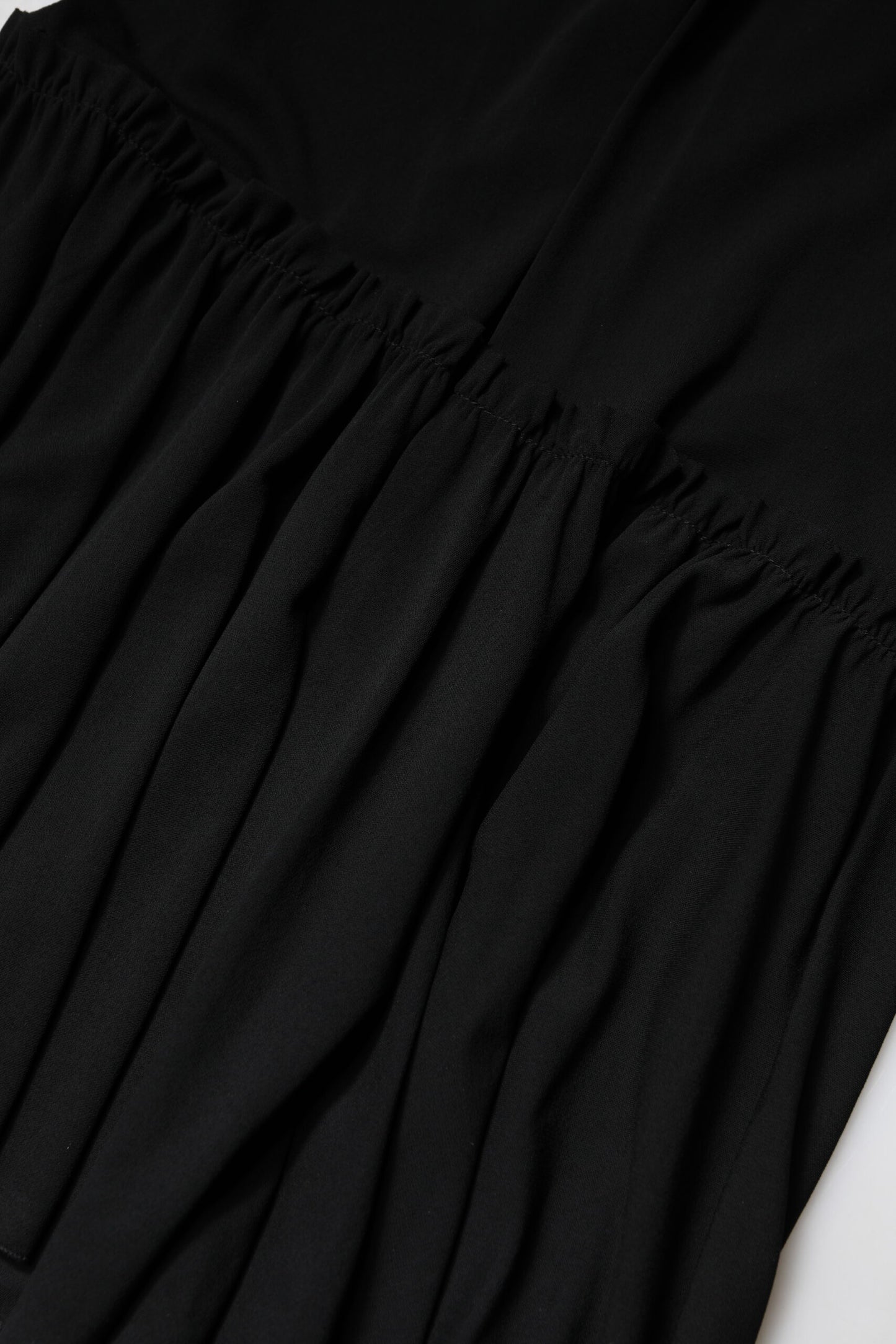 Dolce & Gabbana Black Mermaid Cut High Waist Midi Skirt