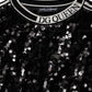 Dolce & Gabbana Black DG Queen Sequin Pullover Sweater