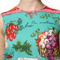 Dolce & Gabbana Multicolor Floral Silk Sleeveless Tank Top