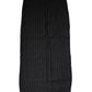 Dolce & Gabbana Black Cashmere Knitted Neck Warmer Foulard Scarf