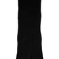 Dolce & Gabbana Black Cashmere Knitted Neck Warmer Foulard Scarf