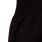 Dolce & Gabbana Brown Cashmere Knitted Neck Warmer Foulard Scarf