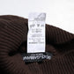 Dolce & Gabbana Brown Cashmere Knitted Neck Warmer Foulard Scarf