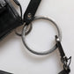 Dolce & Gabbana Black Leather Logo Purse Shoulder Crossbody Bag