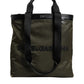 Dolce & Gabbana Military Green Nylon Shoulder Strap Tote Bag