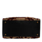 Dolce & Gabbana Multicolor Leather Brocade Velvet Travel Duffle Tote Bag
