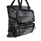 Dolce & Gabbana Black Camouflage Shoulder Strap Logo Plaque Bag