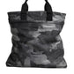 Dolce & Gabbana Black Camouflage Shoulder Strap Logo Plaque Bag
