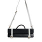 Dolce & Gabbana Blue White Calfskin Leather Crossbody Shoulder Bag
