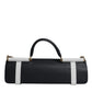 Dolce & Gabbana Blue White Calfskin Leather Crossbody Shoulder Bag